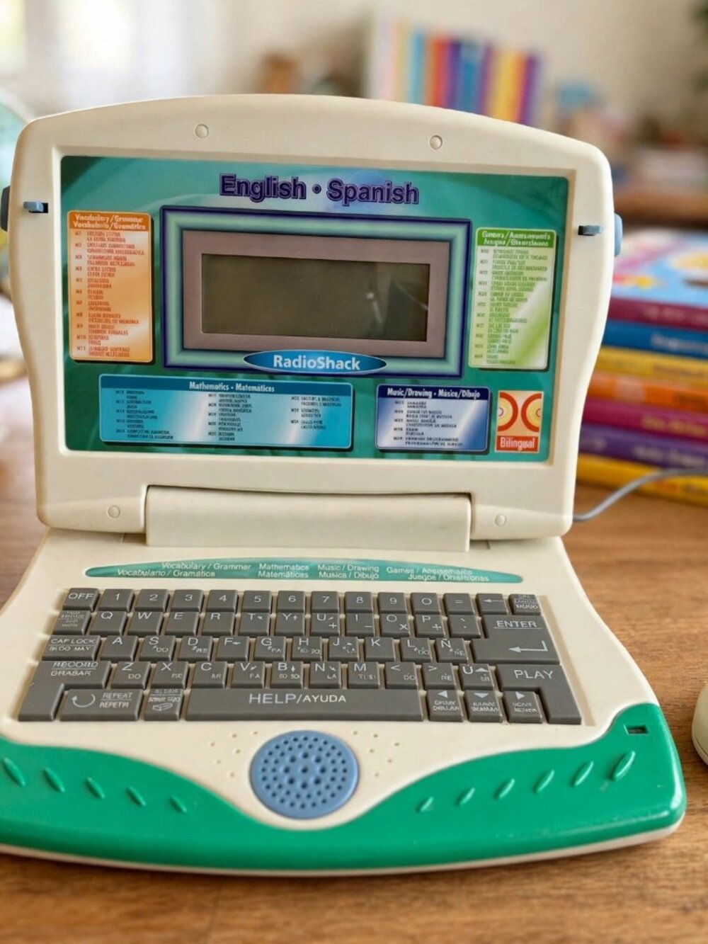 RadioShack Bilingual Talking Laptop Discontinued 60-2626 English Spanish Works